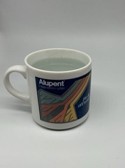 Alupent Heat‑Change Mug – Vintage Pharma Promo – Color‑Changing Ceramic – 12 oz