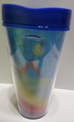 Travel Mug Cup Crestor Drug Pharmaceutical Rep Fade Away Lenticular Logo READ