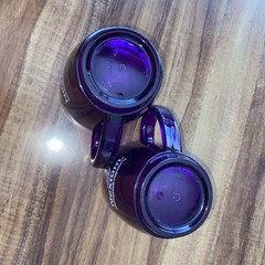 2 Nexium Purple Acrylic Coffee Cup Mugs Transparent Rep Pharmaceutical Promo
