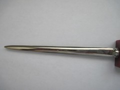 Vintage Premarin Drug Advertising Promotional Lucite Metal Letter Opener