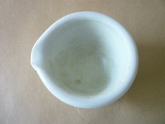 Vintage Porcelain Pestle Mortar by Perfect – 1 Ounce