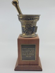 1956 Rexall Drug Outstanding Achievement Award Trophy Pharmaceutical Antique