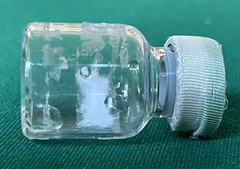vtg empty clear vial for display #6