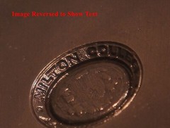 Antique MILTON SCHOOL OF PHARMACY Ring Top or Pin STEEL STAMPING DIE JN1778