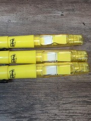 Januvia Post-It Highlighters Pharmaceutical Drug Rep Advertising Yellow Lot Of 3