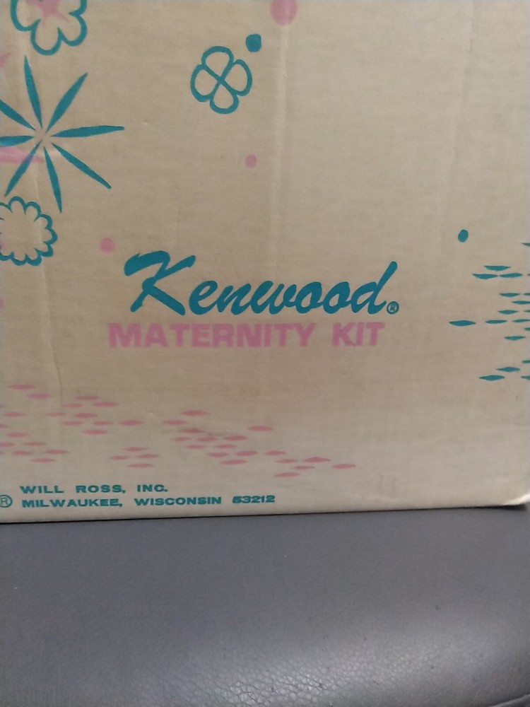 Vintage, 1970s, Kenwood Maternity Kit Box, Will Ross Inc