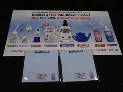 Lot of NeilMed Promotional Literature Material Post It Notes Brochures Poster