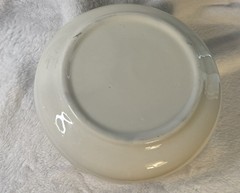Vintage Apothecary RX Pharmacy Covered Dish Medical Crest Lidded Bowl Gold Trim