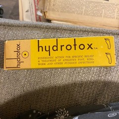 Vintage 1954 Hydrotox Antifungal Ointment Tube with Original Box and Insert