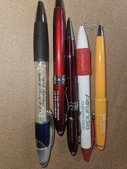 Pharmaceutical Drug Rep Collectible Promo Pens Assorted Lot of 5