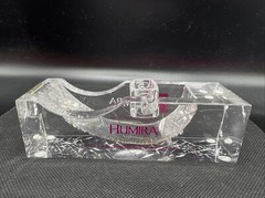Humira Acrylic Clear Tape Dispenser Drug Rep Swag Advertising Pharmaceutical