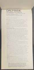 DALMANE Flurazepam HCI Vintage NOTEPAD Roche