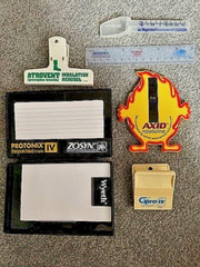 pharmaceutical: 6 (six) drug rep promotional collectibles