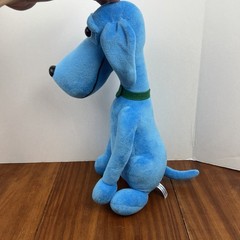 Rare Interceptor Plus Blue Plush Advertising Dog 14″ Drug Rep Pharmaceutical