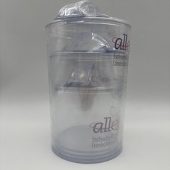 DRUG REP RARE ALLEGRA-D CLEAR PLASTIC/ACRYLIC CANISTER Set of 5 Pharmaceutical