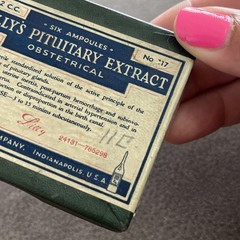 Vintage Eli Lilly Lilly’s Pituitary Extract Obstetrical – Rare Pharmaceutical