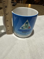 Coffee Mug White Blue Micardis®️