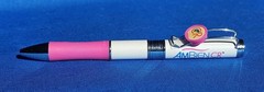 New AMBIEN CR Drug Rep Heavy Metal Slider Collectible Pharmaceutical Pen *RARE*