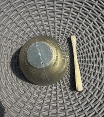MORTAR & PESTLE – PHARMACY CLASS RX OF 1980 Brass Bronze SECUNDUM ARTEM