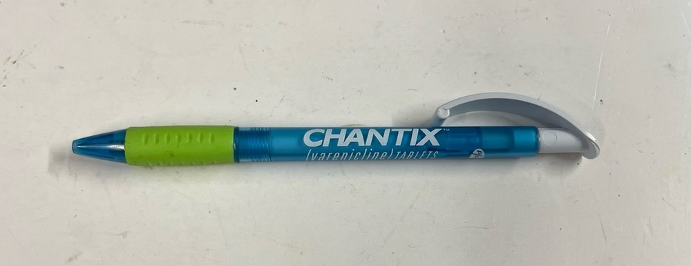 Chantix Pen Pharmaceutical Drug Promo Representative Ad