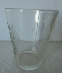 Dr JJ Kerr’s Family Medicine Dosage Cup Indianapolis Indiana Clear Glass Rare