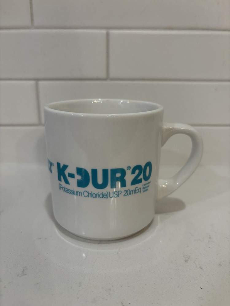 K-Dur 20 Potassium Chloride Pharmaceutical Mug Collectible