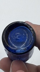 Vintage Cobalt Blue Glass Bottles LOT Of (4) Art BROMO Seltzer Emerson BALTIMORE