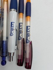 Lyrica Drug Rep Pharmaceutical Pens Lot of 6 Metal Plastic Working