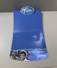 Pfizer VIAGRA/Detrol LA Pharmaceutical Drug Rep Advertising 2-Sided Clipboard