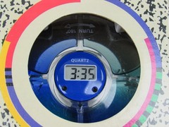 Zoloft Blue Water Digital Desk Color Clock Drug Rep Pharmaceutical Promo RARE
