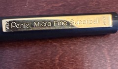Black Zoloft Drug Rep Pharmaceutical Advertising Pen Pentel Micro Fine Superball