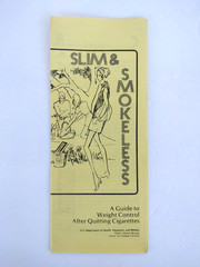 Vintage Brochure Weight Loss after Quitting Cigarettes 1977