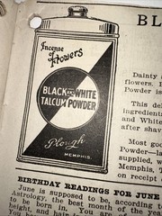 1921 Antique Horoscope Ploughs Black & White Almanac Catalogue Pamplet
