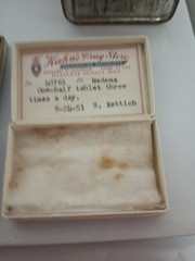 Medicinal Lot Of 7 Pieces 1950s First Aid And Prescription Boxes