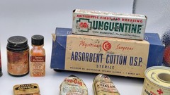 Vintage/Antique First Aid Bandages Bengay Aspirin Johnson & Johnson Walgreens…