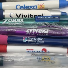 lot 18 Drug Rep Pharmaceutical Promo Advertising PENS Click grip Ink Nurse