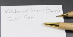 Voltaren PENCIL & PEN Wood Wooden Drug Rep Pharmaceutical Promo Advertising Rare