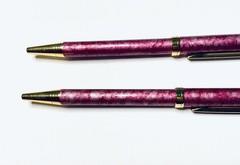 ROGAINE PHARMACEUTICAL REP PEN (2) RETRACTABLE REFILLABLE METALLIC