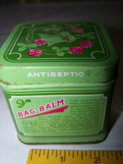 Vintage lot of 3 tins 1950 Original Tin AMITONE KC Baking Powder Bag Balm