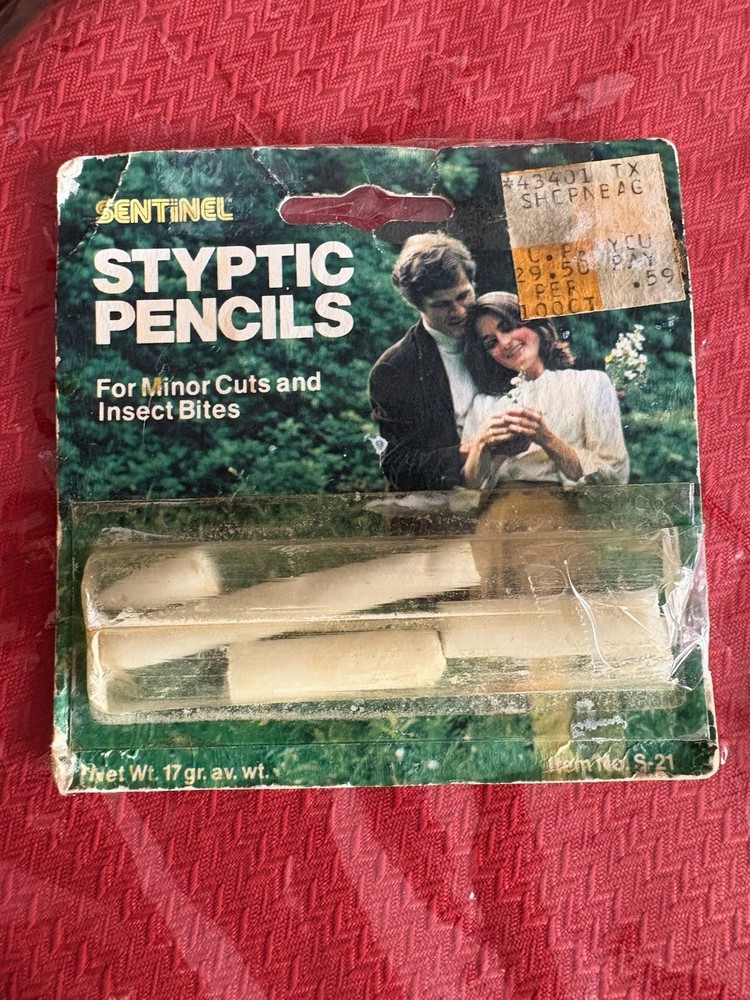 Styptic pencils SENTINEL nostalgic, Pharmaceutical Items ￼