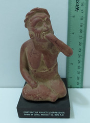 Etrafon Promo Clay Figurine (Mexico ca 800 AD) – Portrait Of Anxiety/Depression