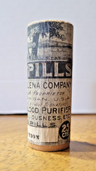 Vintage RX medicine cylinders – TUMS, Lydia Pinkham dispenser plus