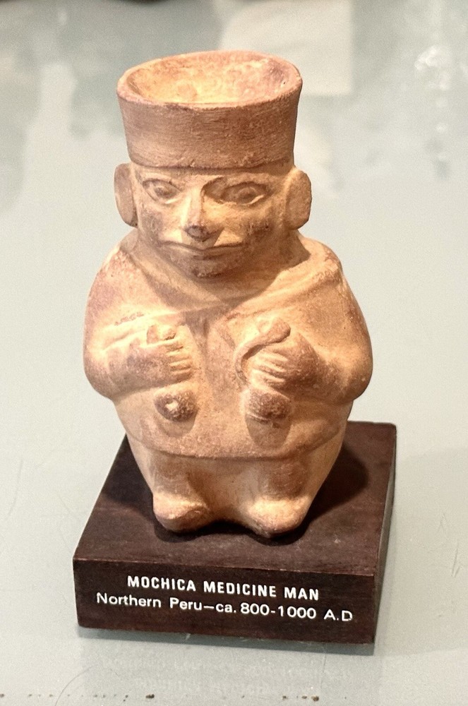 Vintage Schering Pharmaceutical Mochica Medicine Man Tinactin Advertising Figure