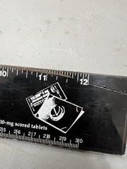 Vintage Valium Roche Pharmaceutical Rep Advertisement Ruler Pharma