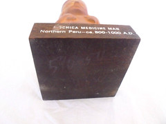 Vintage Schering Pharmaceutical Advertising Mochica Medicine Man Figure