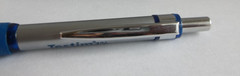 Testim 1% Promotional Pen – Metal Body w/ Rubberized Grip – Medium Weight