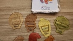 Actos Drug Rep Plastic Character Paper Clips Lot Of 7 In Plastic Case RARE!!
