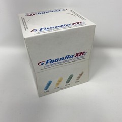 Vintage Focalin XR Tissue Box Pharmaceutical Pharm Rep 2007