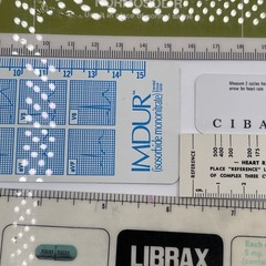 Lot Vintage Pharmaceutical Drug Rep Pharmacy Advertising Rulers Cardiology