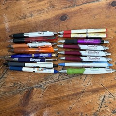 Drug Rep Pharma Pharmaceutical Logo Pen Lot of 16 Advertising Collectible Pens